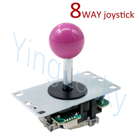 Arcade Joysticks 8-Way 5Pin &ndash; Sanwa Style Precision for Game Consoles 5p-8way-purple