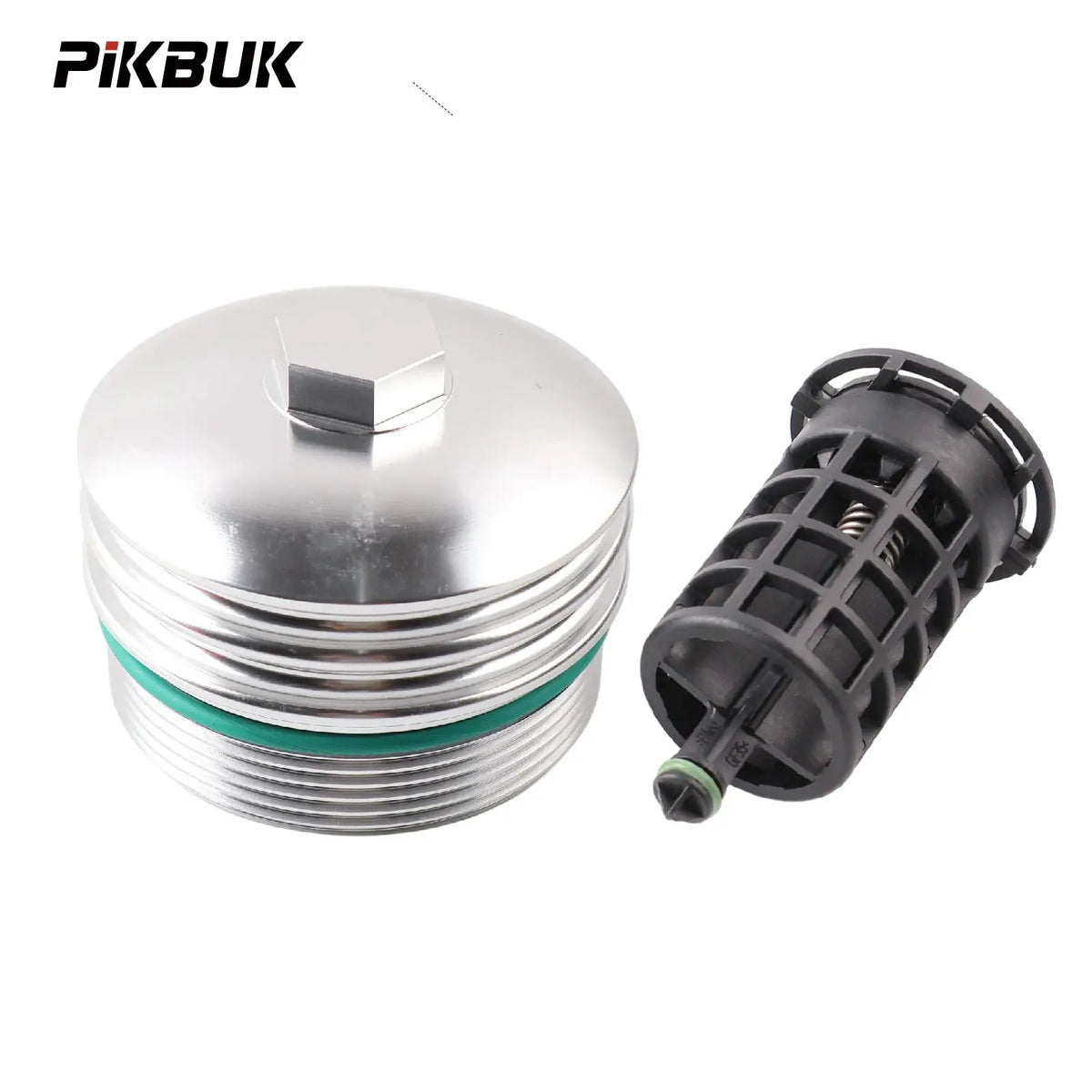 PIKBUK Aluminum BILLET OIL FILTER HOUSING FOR N20 N26 N52 N54 N55 S55 BMW 2.0L 3.0L Engines by InterCyprus Trading Ltd