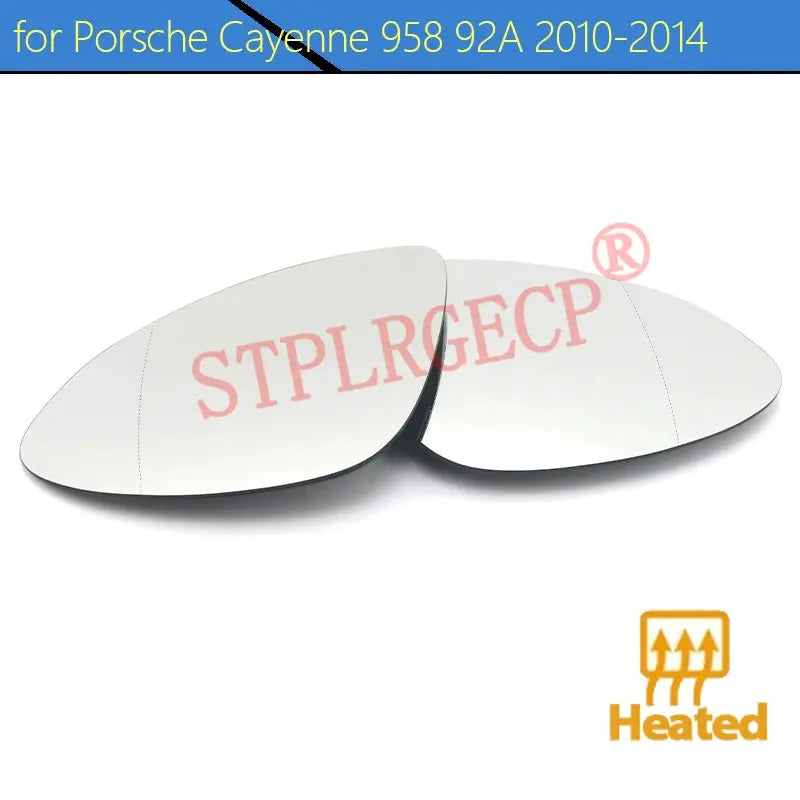 Passenger Rearview Side Mirror Lens Door Wing Mirrors Glass with Heating for Porsche Cayenne 958 92A Pre-facelift 2010-2014 by InterCyprus Trading Ltd