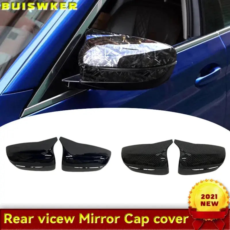 2 PCS For BMW 4 5 7 8 Series G11 G12 G14 G15 G16 G22 G23 G24 G30 G31 G38 Mirror Cover Caps Auto Parts by InterCyprus Trading Ltd