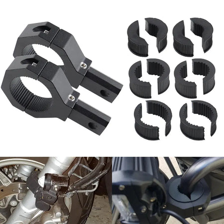 Universal 360 Degree Rotate Work Whip Flag Light Mounts Bracket Kit for Motorcycle UTV ATV Off-Road 1"/1.5"/1.7"/2" Aluminum by InterCyprus Trading Ltd