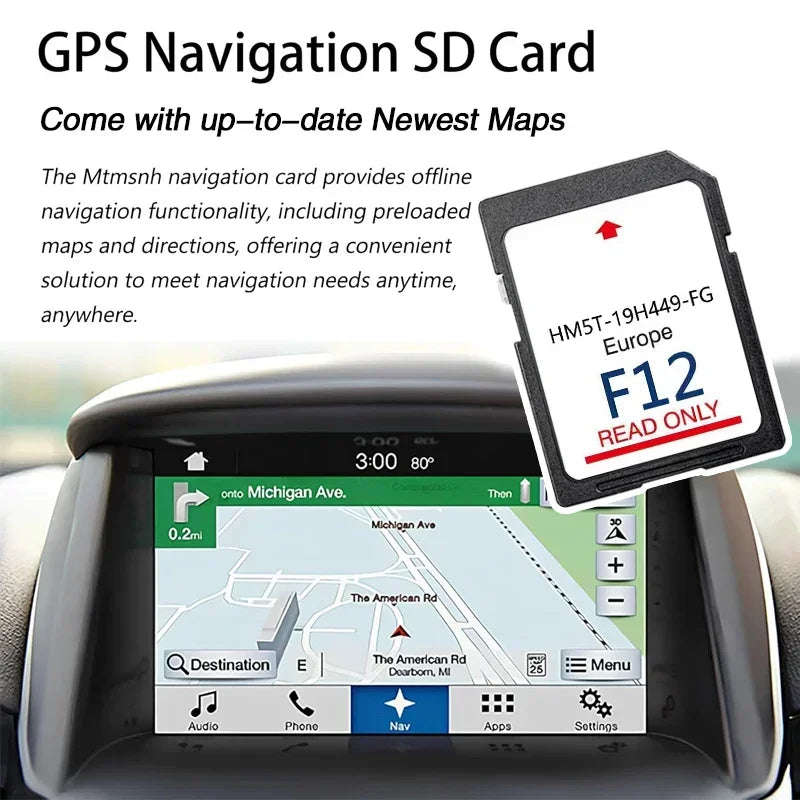 F12 Sync2 Navigation SD Card Ford 2024 Update &ndash; Map Update