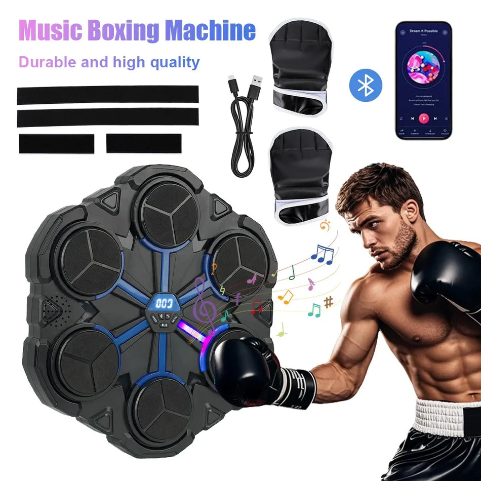 Bluetooth Light Guided Boxing Machine With Rhythm Game For Kids