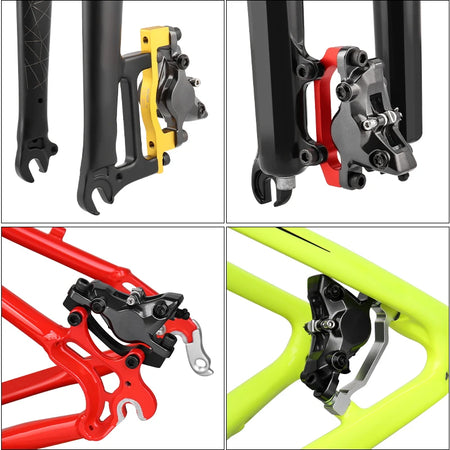 MUQZI Disc Brake Caliper Mount Adapter &ndash; Versatile Compatibility With Multiple Rotor Sizes
