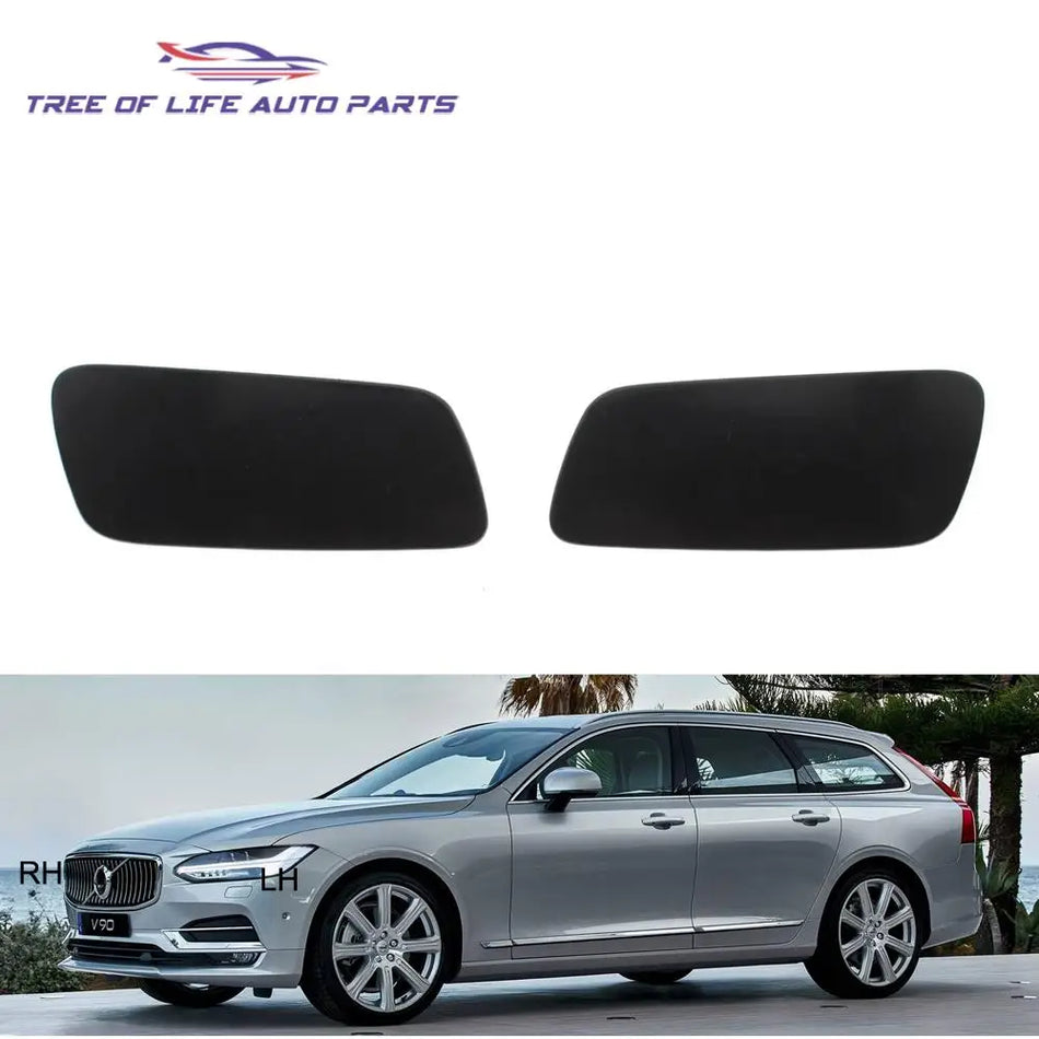 Etupuskuri ajovalopesurin suuttimen suojakansi Volvo S90 ja V90 Cross Country 2017-2019