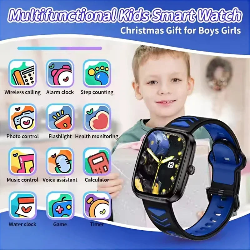 Luxuglow Kids Smart Watch &ndash; HD 1.75 Inch Touch Screen