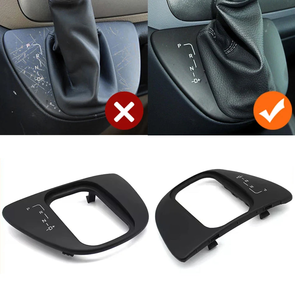 Gear Shift Bezel Cover Rubberized Coating Chrome Plating PC/ABS for Mercedes-Benz Viano W639 / Vito W636