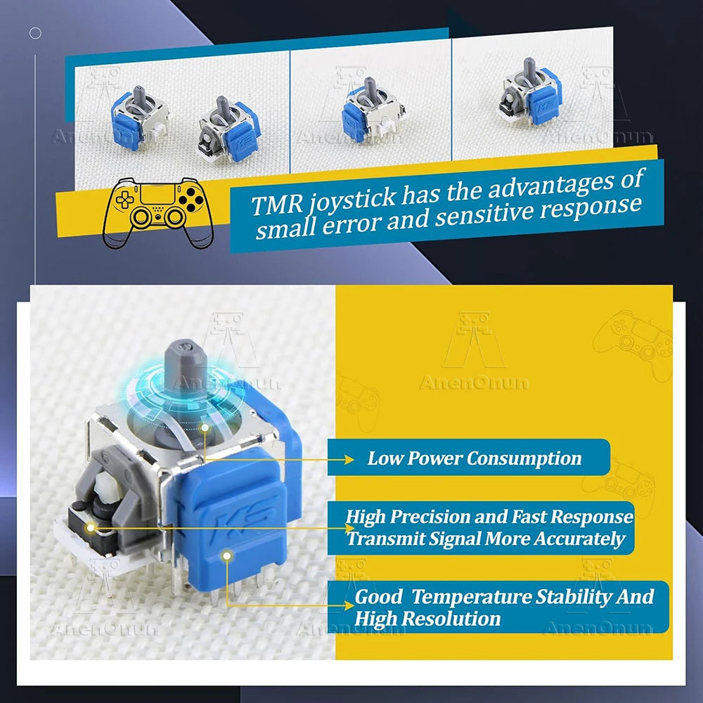 TMR Electromagnetic Joystick No-Drift Upgrade for PS5 Controller