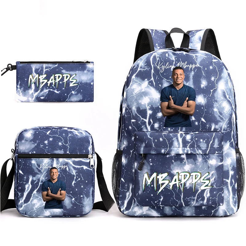 print student backpack set children's school bag shoulder bag pencil case 3-piece set 11
