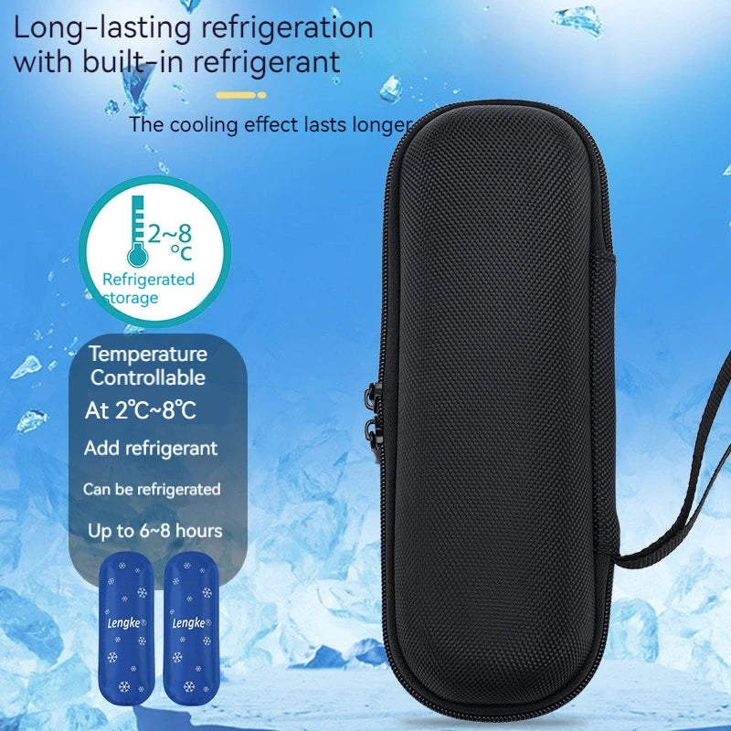 Eva Insulin Ice Pack Box - Portable Waterproof Cooler