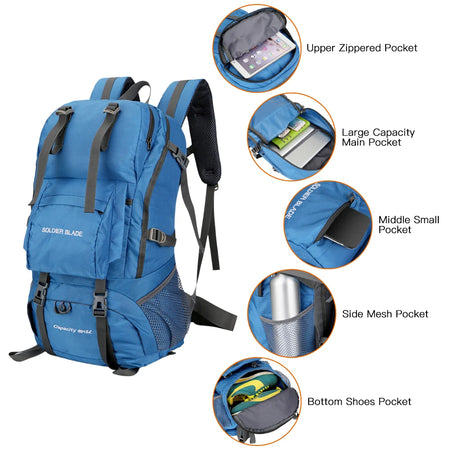 45L Hiking Backpack &ndash; Waterproof Mountaineering Pack