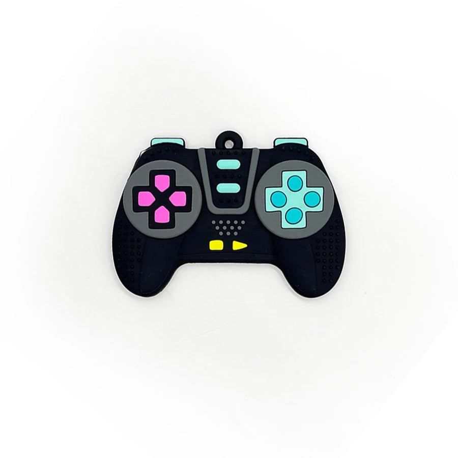 Silicone Remote Control Teething Toy &ndash; Soothes Baby Gums Black