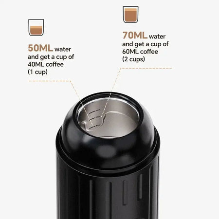 Portable Wireless Espresso Machine Heated Coffee Maker