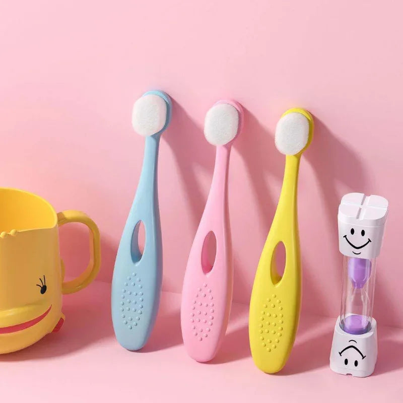 Soft Silicone Toothbrush for Babies and Kids (0-10 Years)