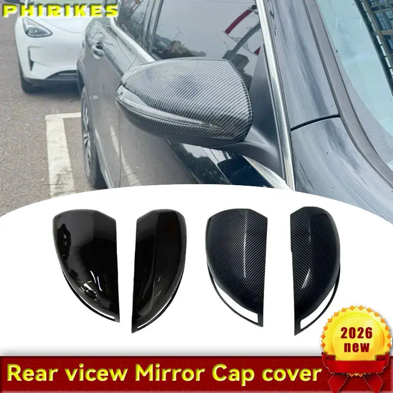 For Mercedes Benz C GLC S E Class W205 X253 W222 W213 W238 LHD Black Look Side Rearview Mirror Cover Caps Shell Car styling by InterCyprus Trading Ltd