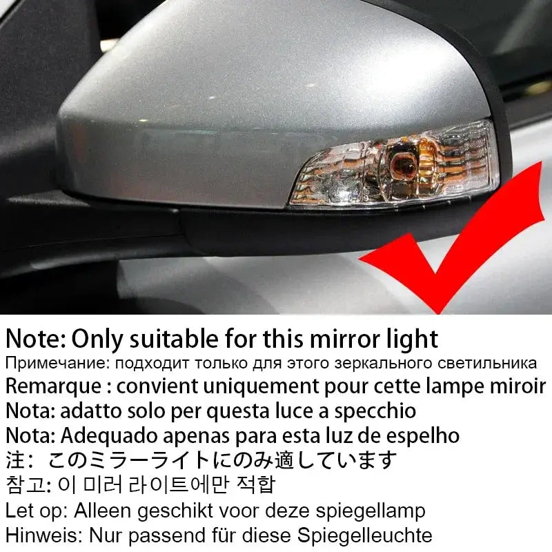 2pcs Car Side Mirror Blinker Indicator Lamp LED Dynamic Turn Signal Light for Volvo S80 2007-2013 S60 V40 V50 V70 by InterCyprus Trading Ltd