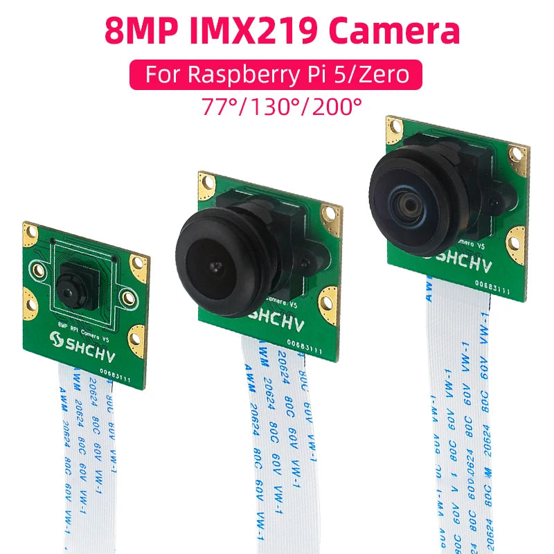 8MP Camera for Raspberry Pi 5 &ndash; Versatile Field of View Options