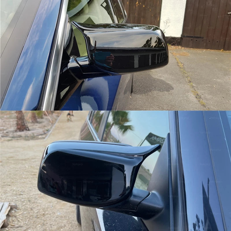 Zijspiegel Kappen Zwart Carbonvezel Voor BMW E60 E61 E63 E64