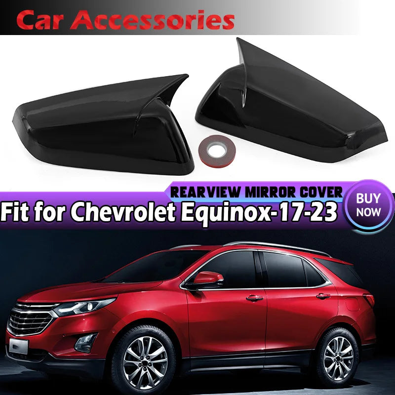 Capac pentru oglinda retrovizoare negru lucios pentru Chevrolet Equinox 2017-2024