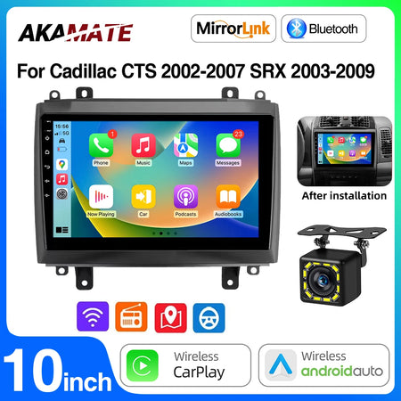 10Inch Car Radio CarPlay Android Auto Cadillac &ndash; Touchscreen