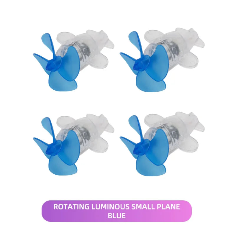 Wind Powered LED Motorcycle Strobe Lights &ndash; Creative Safety Decoration BLUE 4PCS