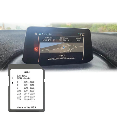 NAVINESA CX5 2015-2023 Sat Nav SD Card &ndash; Qatar Map Update CHINA / for Mazda CX5 2021