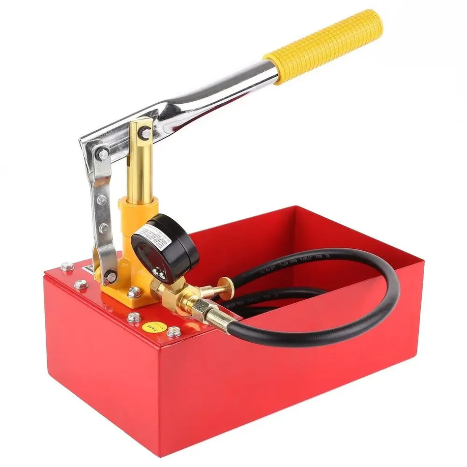 Hydrostatisk Trycktestpump 25 Bar 5L Tank Manuell Kit