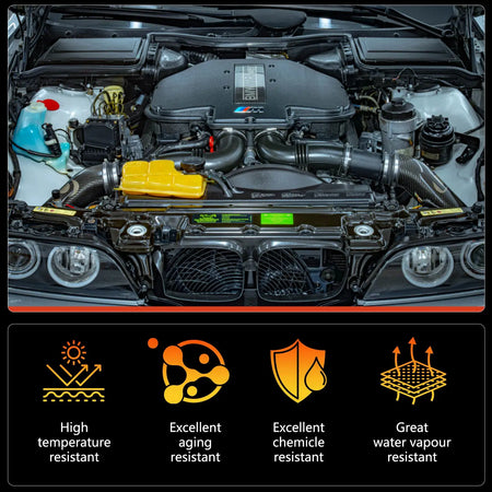 For BMW E39 528i 728i Air Intake Boot Replacement OE 13541740931 Air Cleaner Hose Connects to Mass Flow Meter 1996-1998 by InterCyprus Trading Ltd