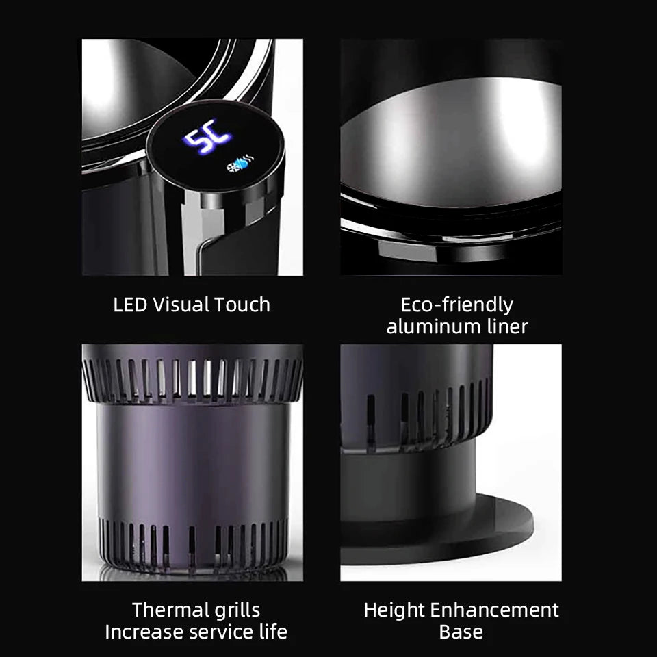 12V Car Heating Cooling Cup &ndash; Digital Display Hot And Cold