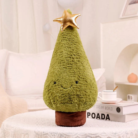 Kawaii Christmas Tree &amp; Elk Plush Dolls tree / 30cm
