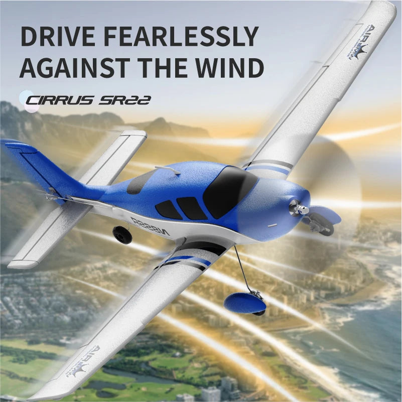 QIDI580 Stunt RC Glider Plane - 4CH 2.4G Brushless Power