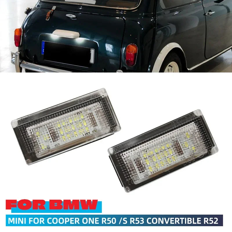 BMW Mini Cooper S LED Luči za Registrsko Oznako 6000K Canbus 12V