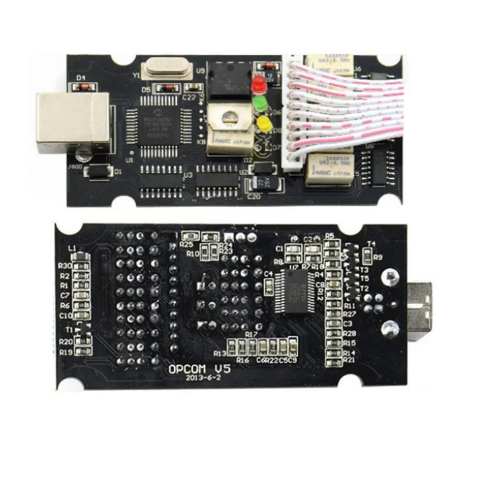 Opel OPCOM V1.99 Bilkodläsare, FTDI PIC18F458 CAN-buss