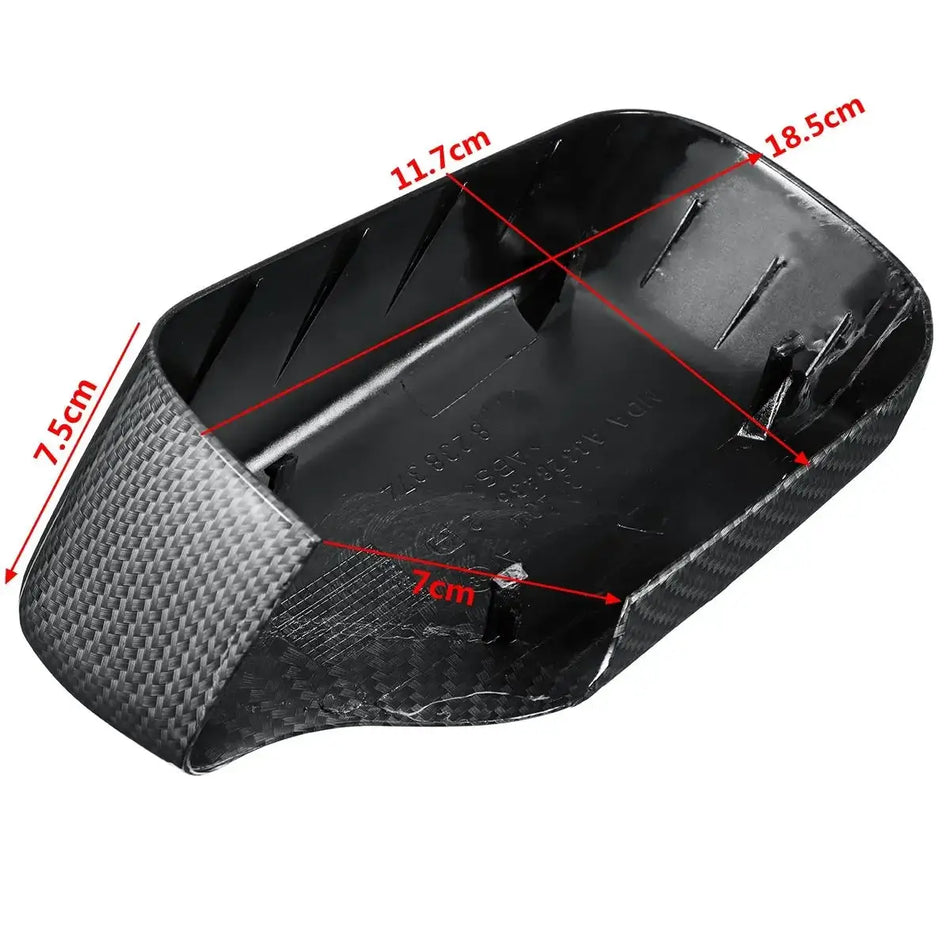 Side Mirror Covers Glossy Black For BMW E46 E39 1998-2005