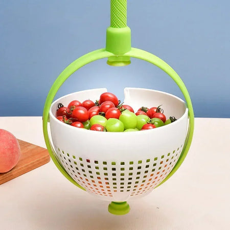 Colander Salad Spinner &ndash; Effortless Washing and Drying