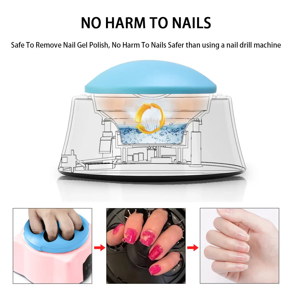 Electric Steam Gel Nail Remover Upgraded &ndash; Efficient Removal