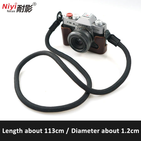 Bright Color DSLR Camera Neck Shoulder Strap for Sony Nikon Canon Fuji Pentax Olympus 23 Pattern black