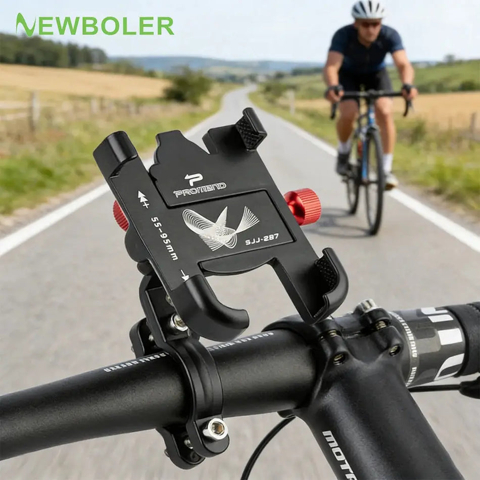 Aluminum 360 Rotatable Bike Phone Holder With Adjustable Grip For MTB by InterCyprus Trading Ltd