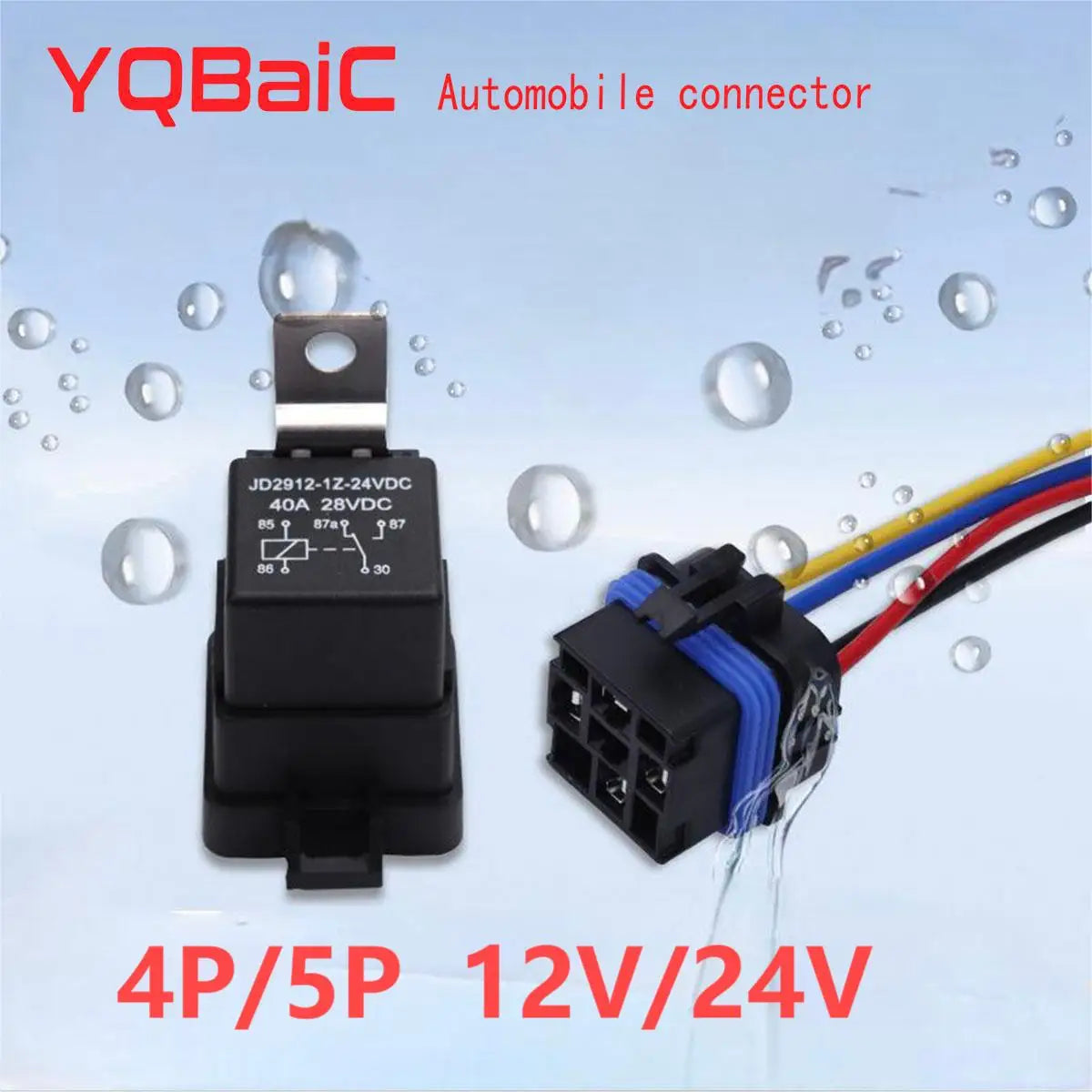 Car Auto Relay &ndash; Sealed Waterproof Design for 12V and 24V Systems