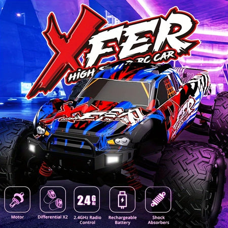 1:16 RC Car LED 4WD &ndash; High Speed Drift Up To 40kmh Pro