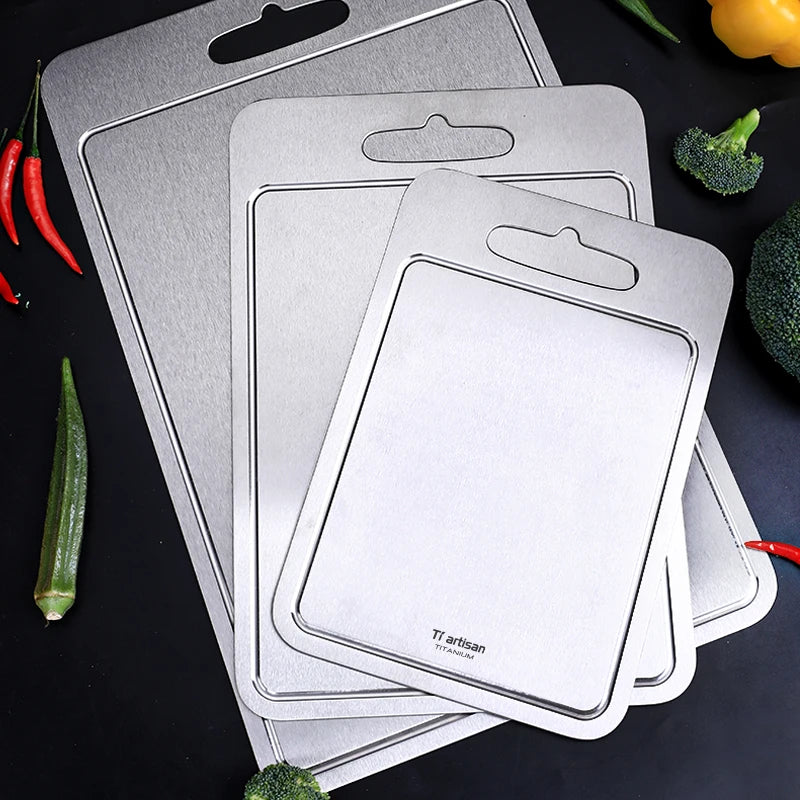 Tiartisan Titanium Cutting Board &ndash; Ultralight Double Sided