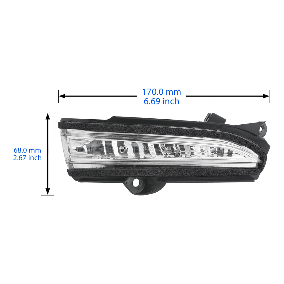 Door Mirror LED Indicator Light for Ford Mondeo MK5 Right Wing with 1210 SMD LEDs