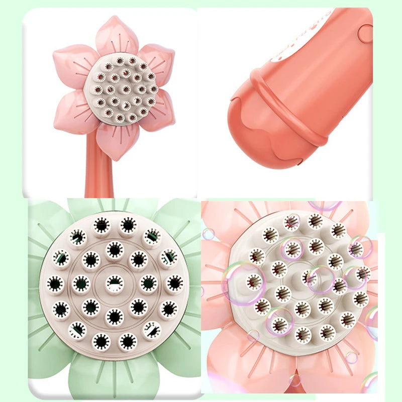 Sunflower Bubble Wand - 23 Hole Bubble Maker For Kids