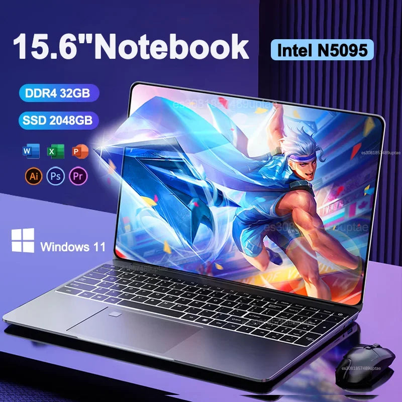 Portable Laptop 15.6 Inch &ndash; High Performance with 32GB RAM and 2TB SSD