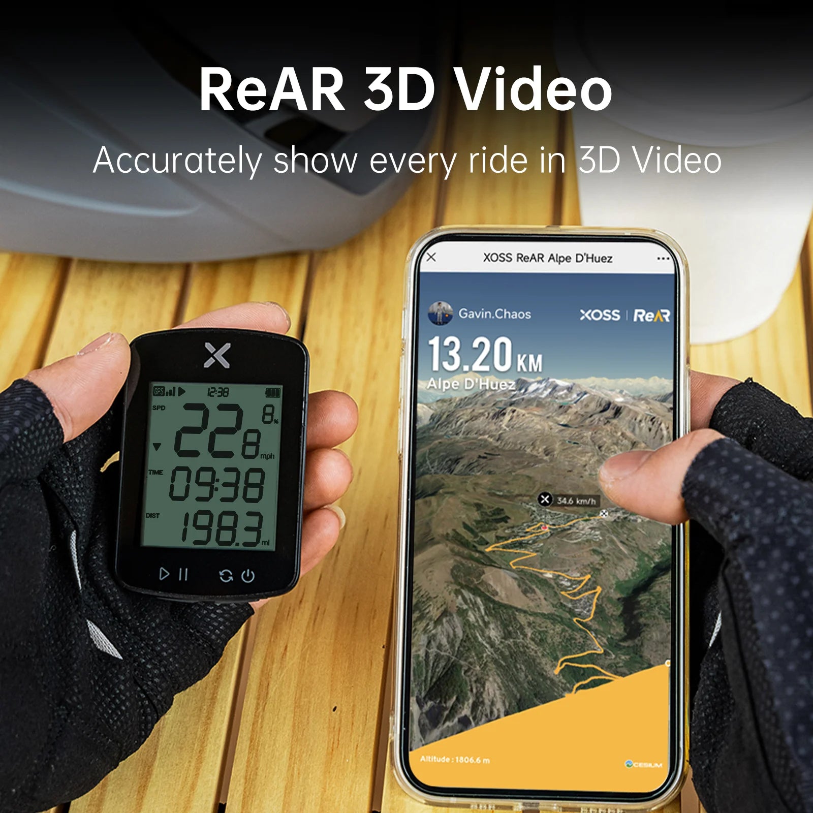 XOSS G2 GPS Bike Computer &ndash; IPX7 Waterproof Design