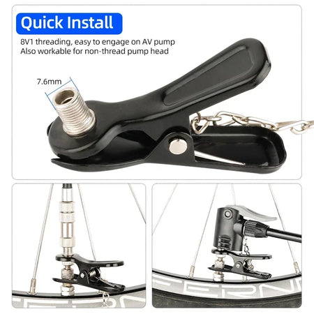 Deemount Inflation Adaptor &ndash; Durable Full Metal Construction