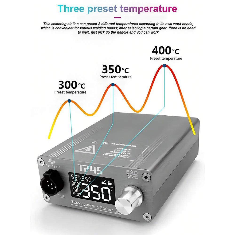 OSS T245 Solder Station - 130W Constant Temperature