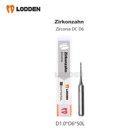Zirkonzahn D6 Shank Milling Burs - For Zirconia Ceramics