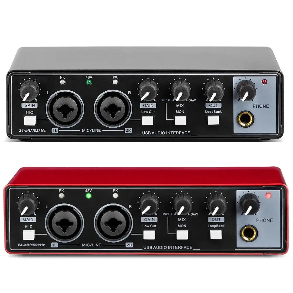 MD22 Recording Sound Card 24 Bit 192 KHz USB Audio Loopback