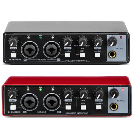 MD22 Recording Sound Card 24 Bit 192 KHz USB Audio Loopback